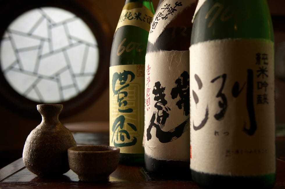 Asian drinks bottles