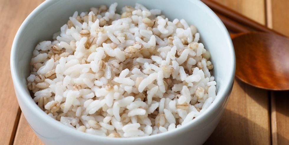 asian food barley rice, meal