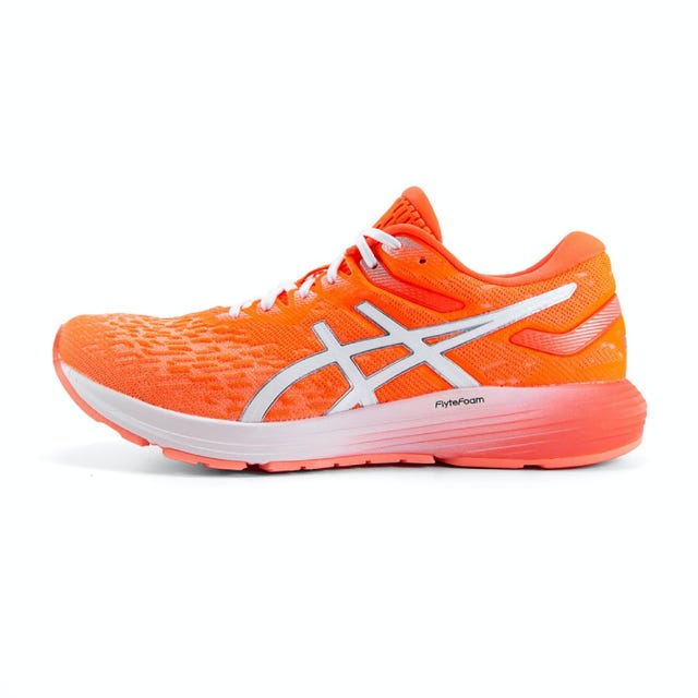 asics dynaflyte 4 oranje hardloopschoenen sportschoenen hardlopen gear