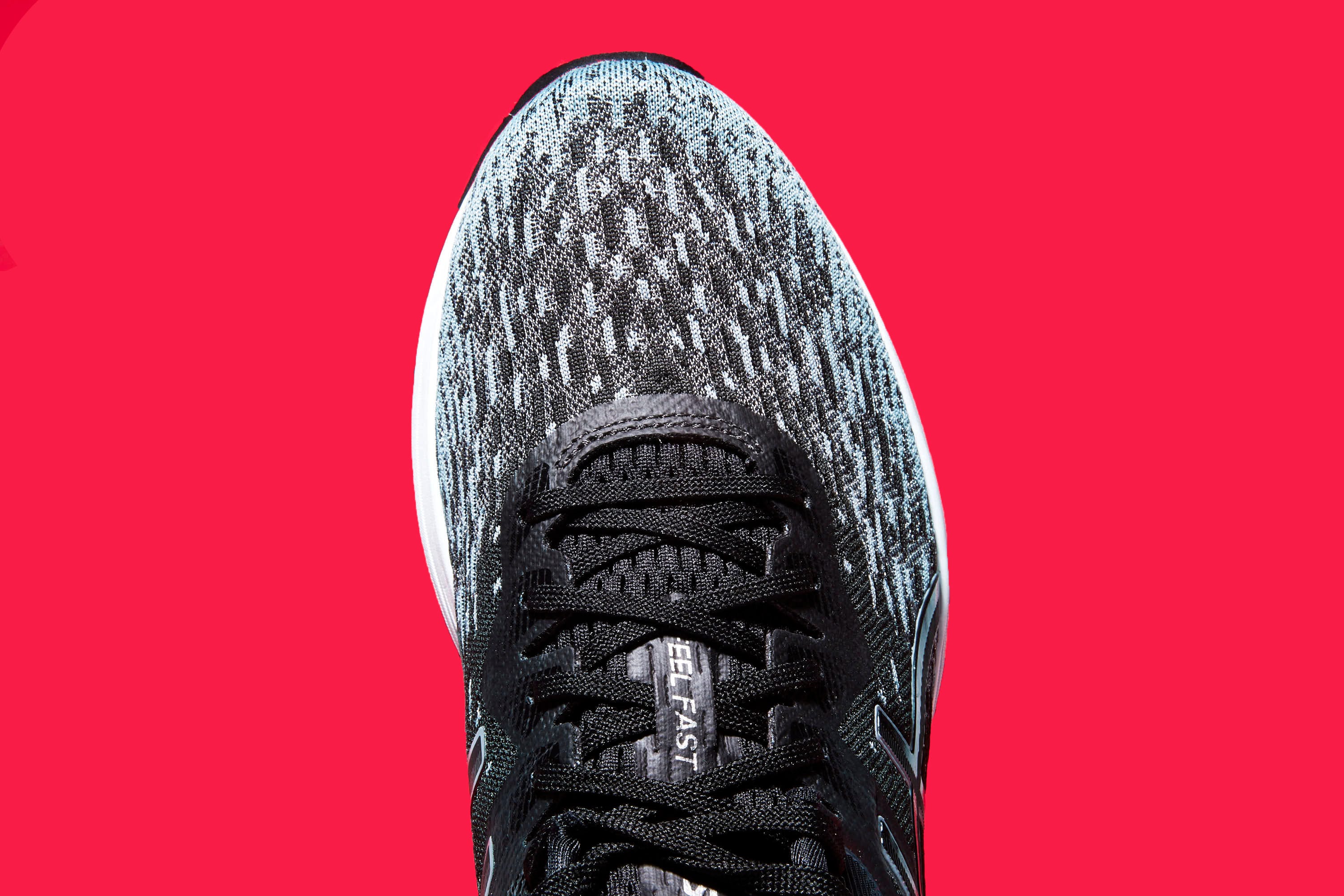 Footwear, White, Red, Shoe, Tire, Pink, Synthetic rubber, Magenta, Font, Automotive tire, 