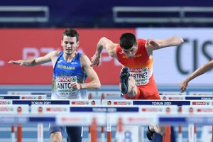 asier martínez compite en las semifinales de los campeonatos de europa de atletismo en pista cubierta de torun