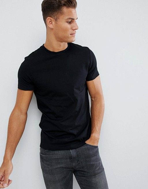 Remeras negras para online hombre