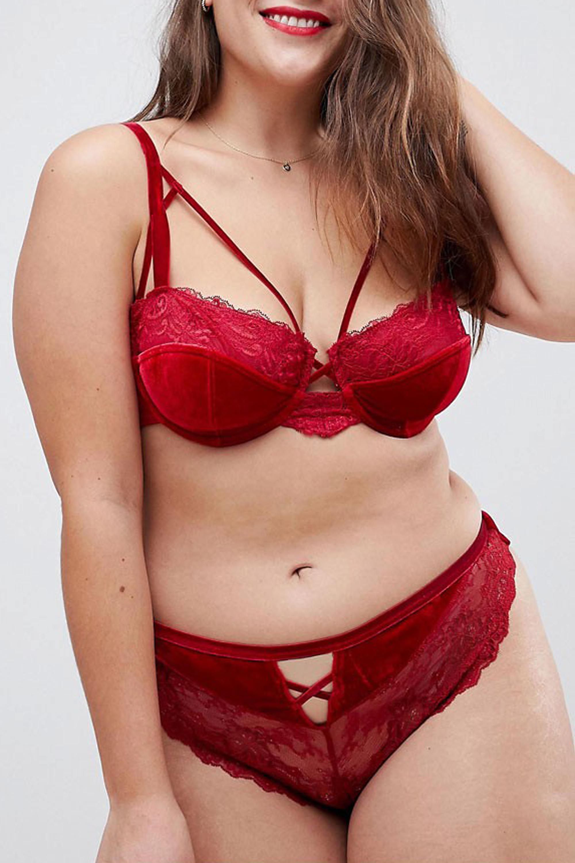 Red, Lingerie, Bras & Women's Underwear