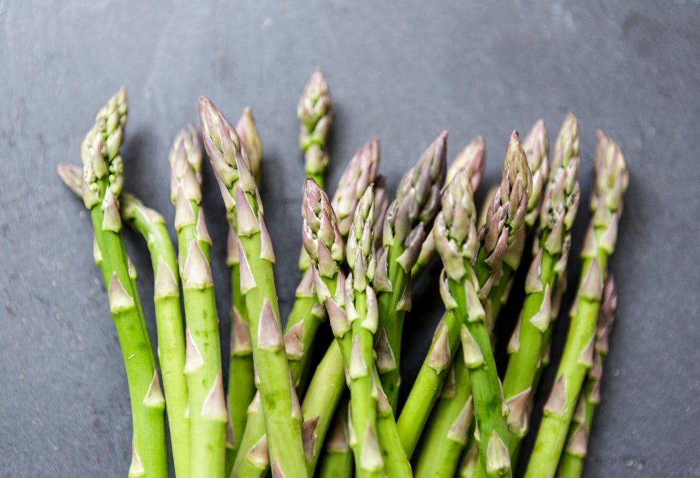 asparagus on dark background