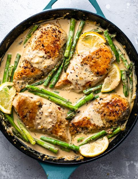 asparagus recipes creamy lemon chicken with asparagus