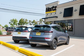 hertz ev rentals chevrolet bolt ev