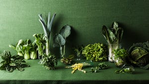 assorted green vegetables on green table