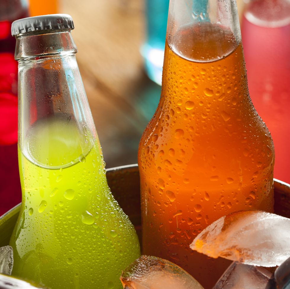 assorted organic craft sodas