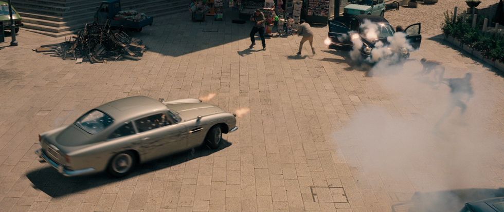 ダニエル・クレイグ出演『007／ノー・タイム・トゥ・ダイ』のカーチェースシーン