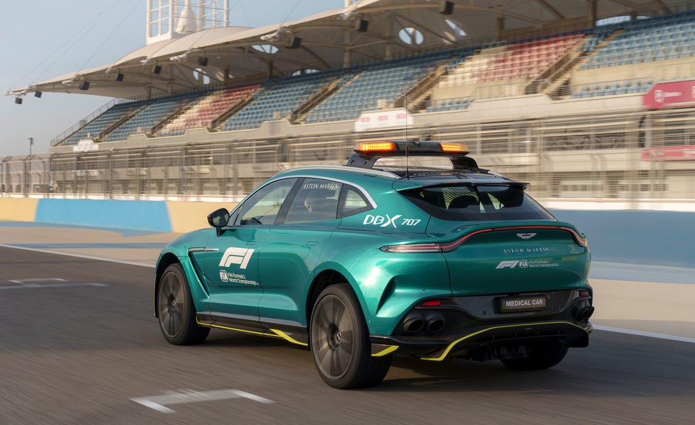 aston martin dbx 707 official medical car of the 2023 f1 season