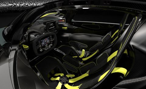 2020 Aston Martin Valkyrie interior