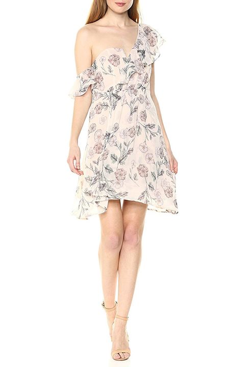 floral ruffled dress