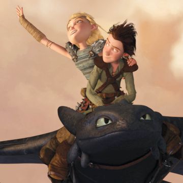 astrid america ferrera and hiccup jay baruchelhow to train your dragon