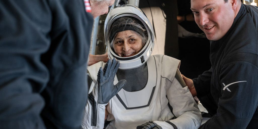 L'astronauta Suni Williams bloccata nello spazio è invecchiata