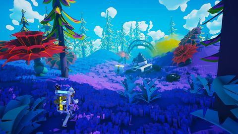 Blue, Majorelle blue, Biome, Action-adventure game, Organism, Screenshot, World, Fictional character, Electric blue, Adventure game, 