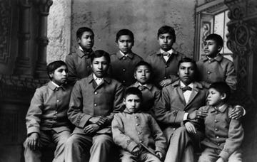 students at carlisle indian school