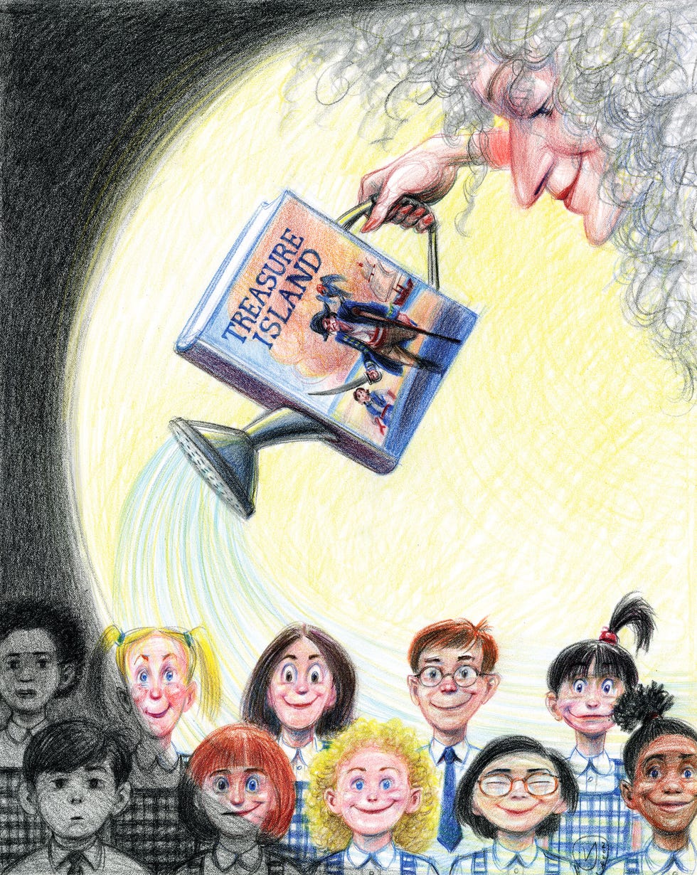 once upon a time in the land of children, illustration, victor juhasz, jane vandenburgh