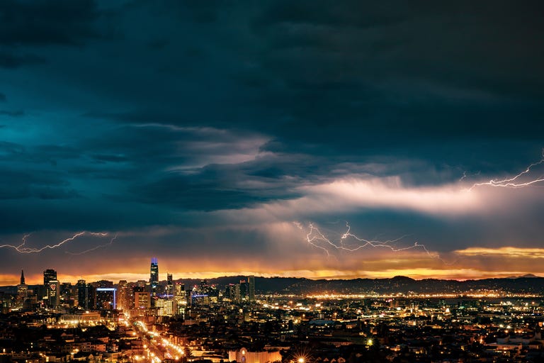 craig lee, san francisco, lighting storm