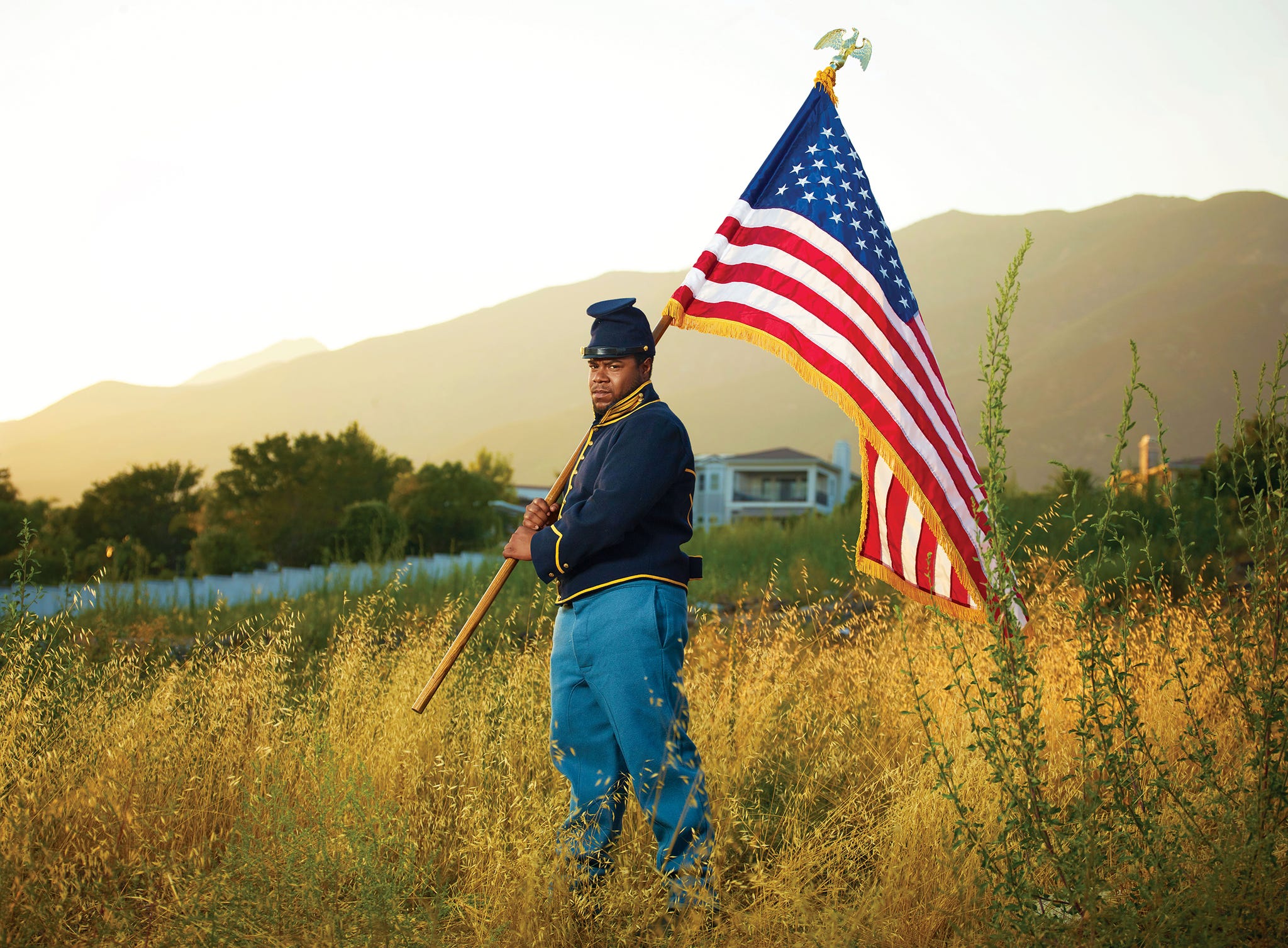 gregg segal, buffalo soldiers mounted cavalry unit , donavan tolbert