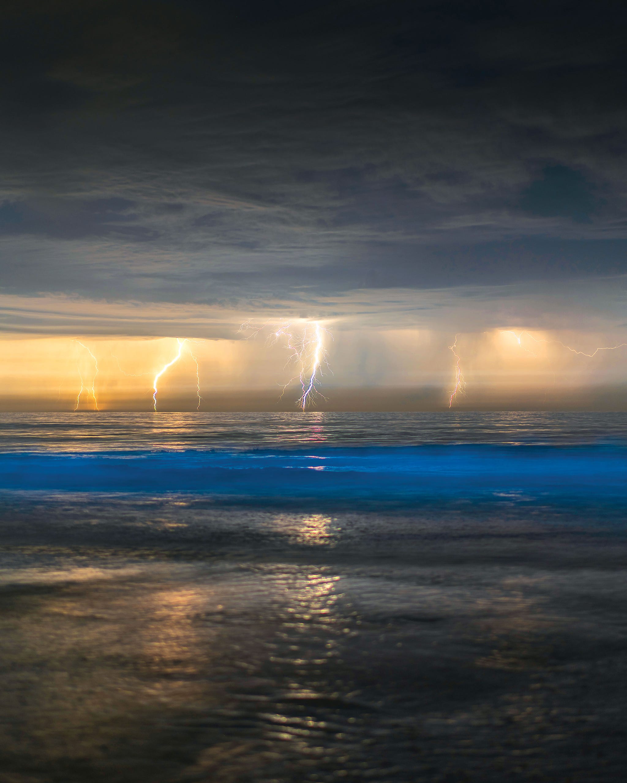 johnny chien,  bioluminescence, manresa main state beach, czu lightning complex, lighting