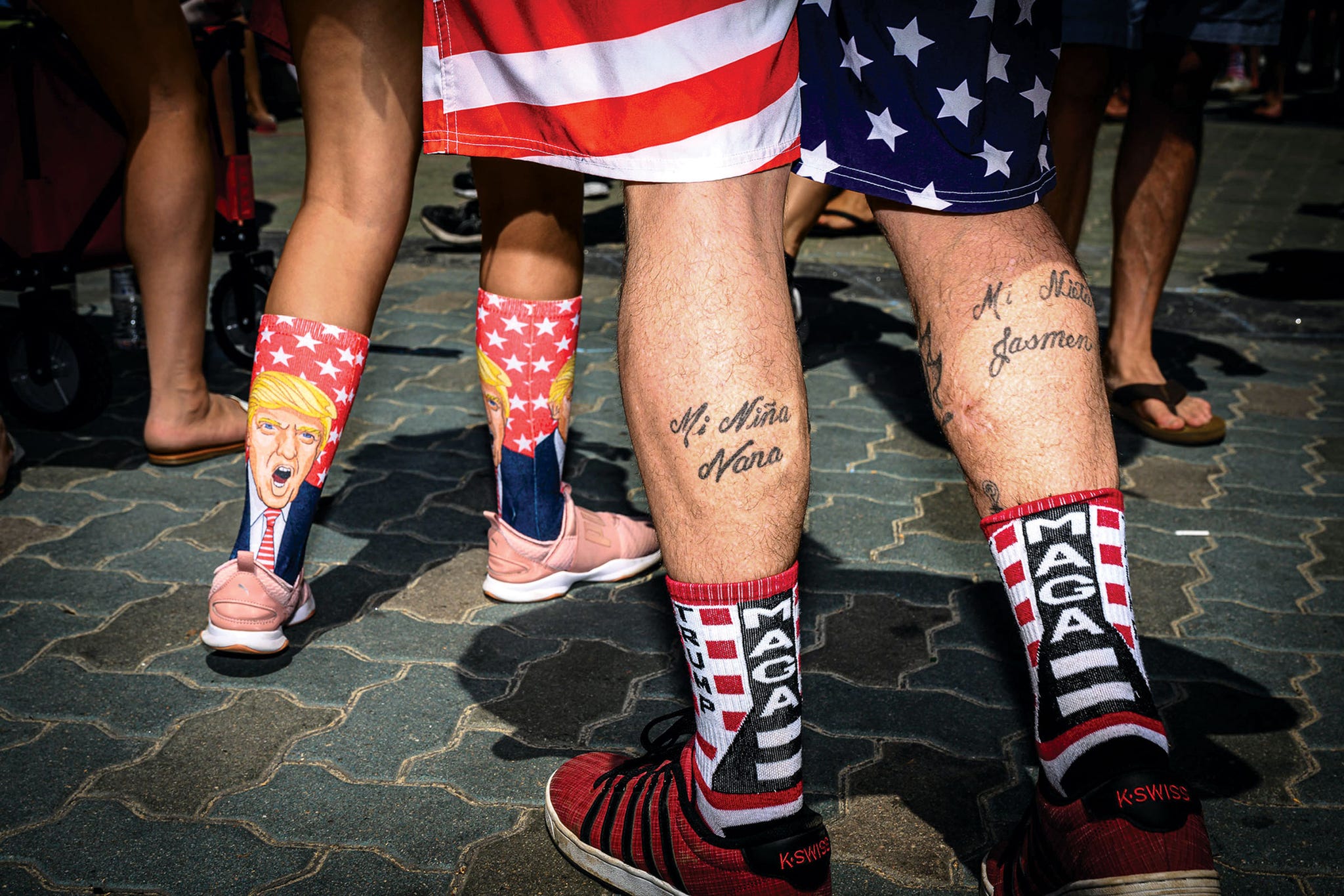 tod seelie, huntington beach, donald trump socks