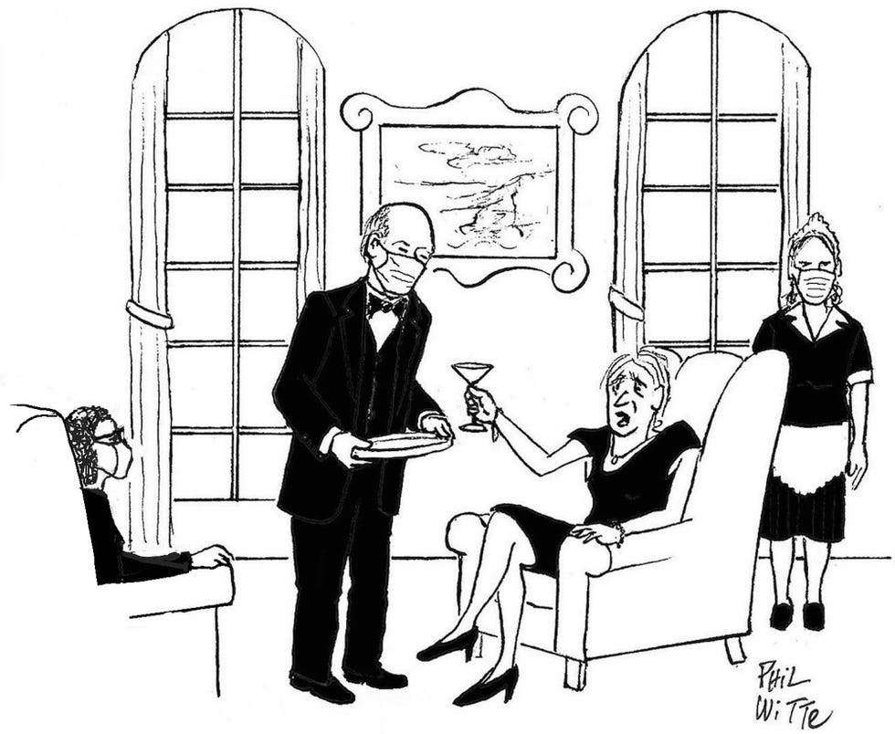phil witte, cartoon, altatude, spring 2021