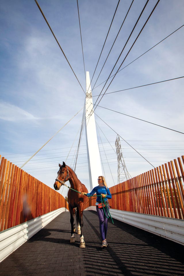 patricia lincourt, charlie across the north
atwater bridge, one of two new multiuse spans over the los angeles river