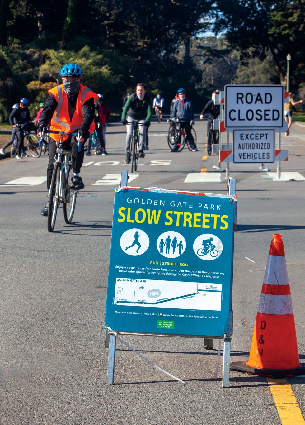slow streets, san francisco, golden gate park