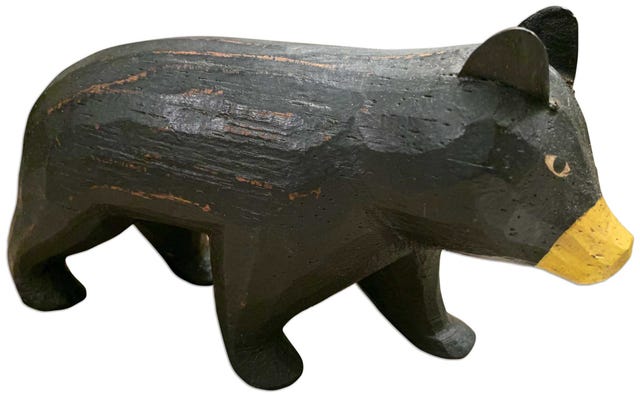 jim harrison, wooden bear
