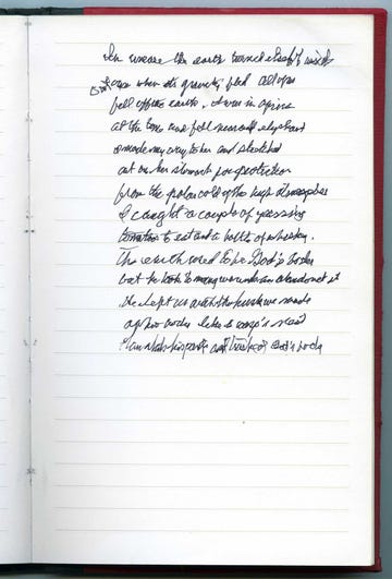 last poem, jim harrison