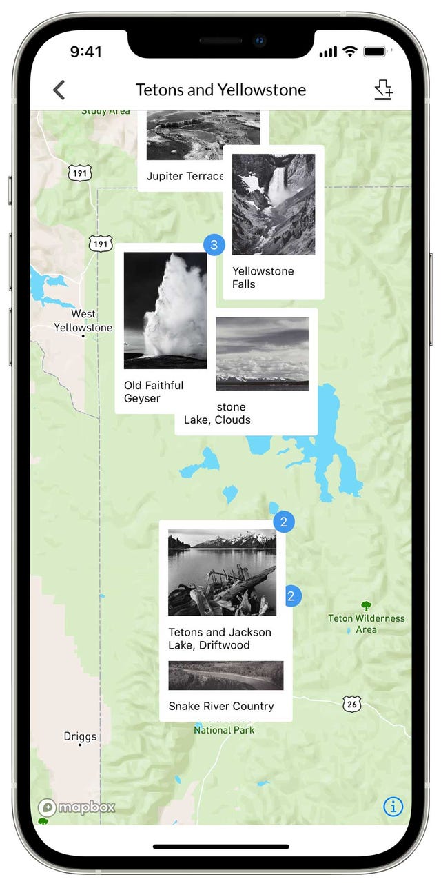 the ansel adams gallery iphone app