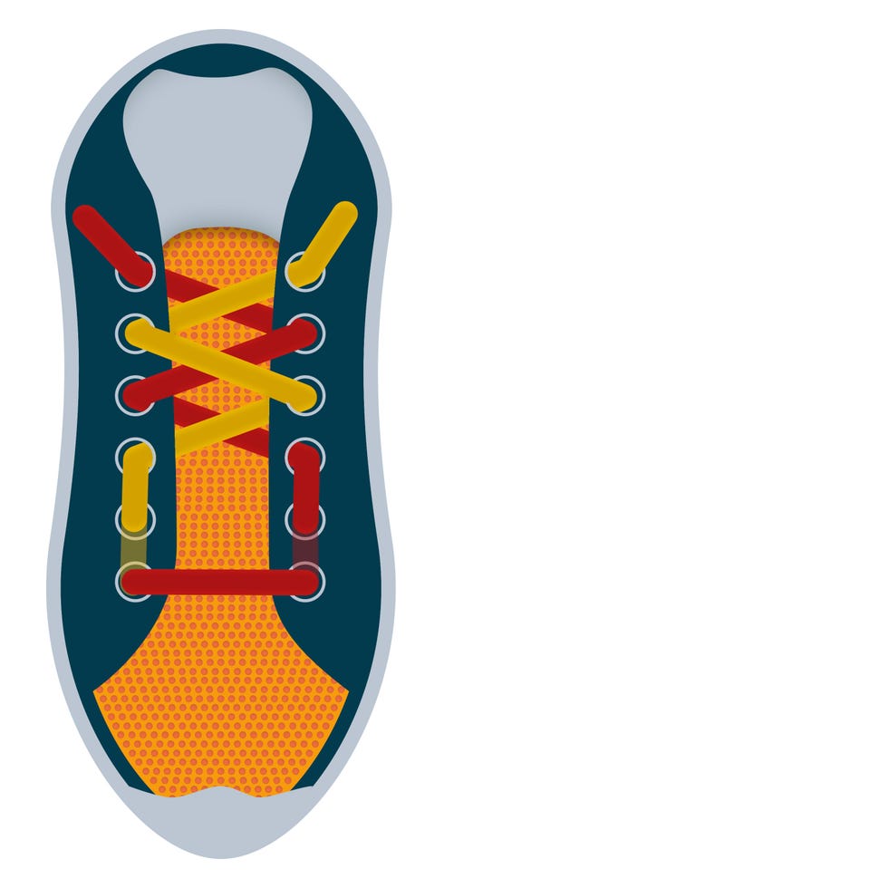 atar las zapatillas de correr