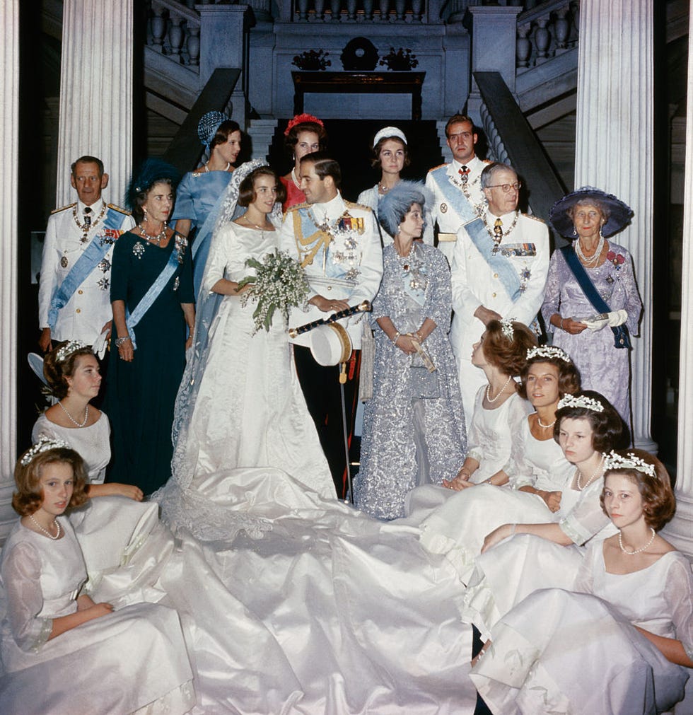 wedding of princess anne marie and constantine of greece
