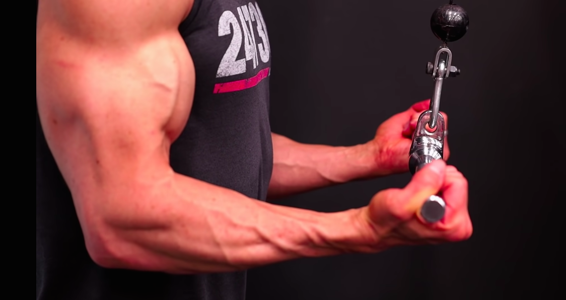 Athlean-X Picks Underhand Grip Triceps Pushdown To Build Muscle