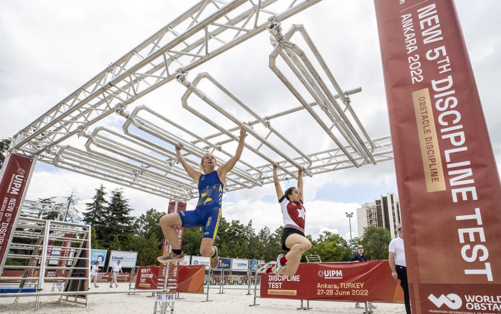 obstacle discipline of modern pentathlon tested in turkiye's ankara
