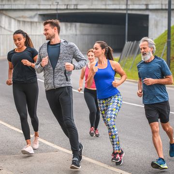 take a running class you will benefit from the coaching and camaraderie