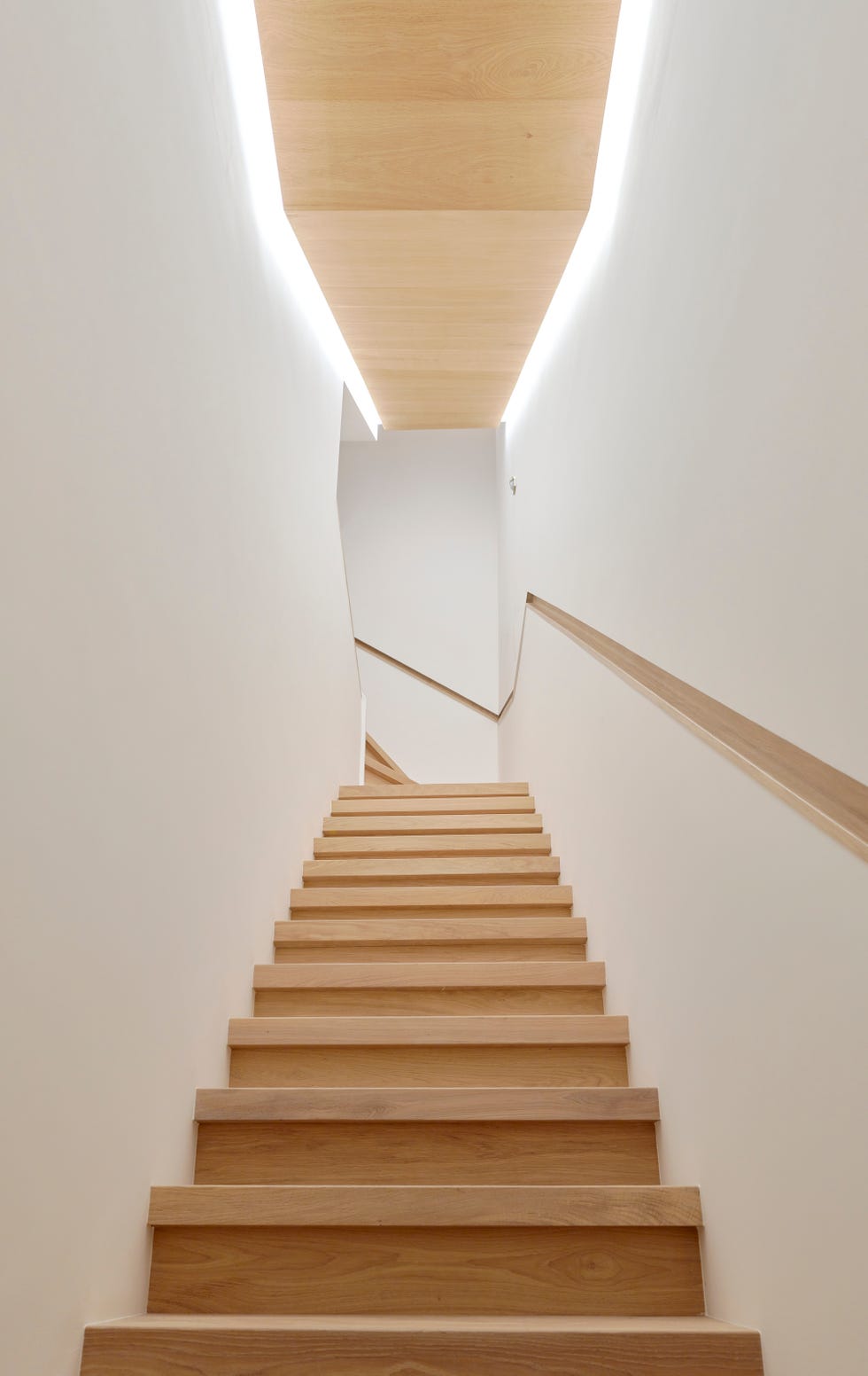 Penthouse in Amsterdam Minimalist style architecture white and wood