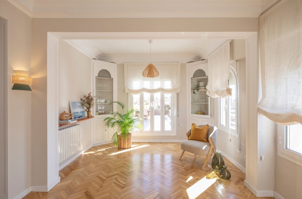 tendencia decoración primavera parquet en espiga