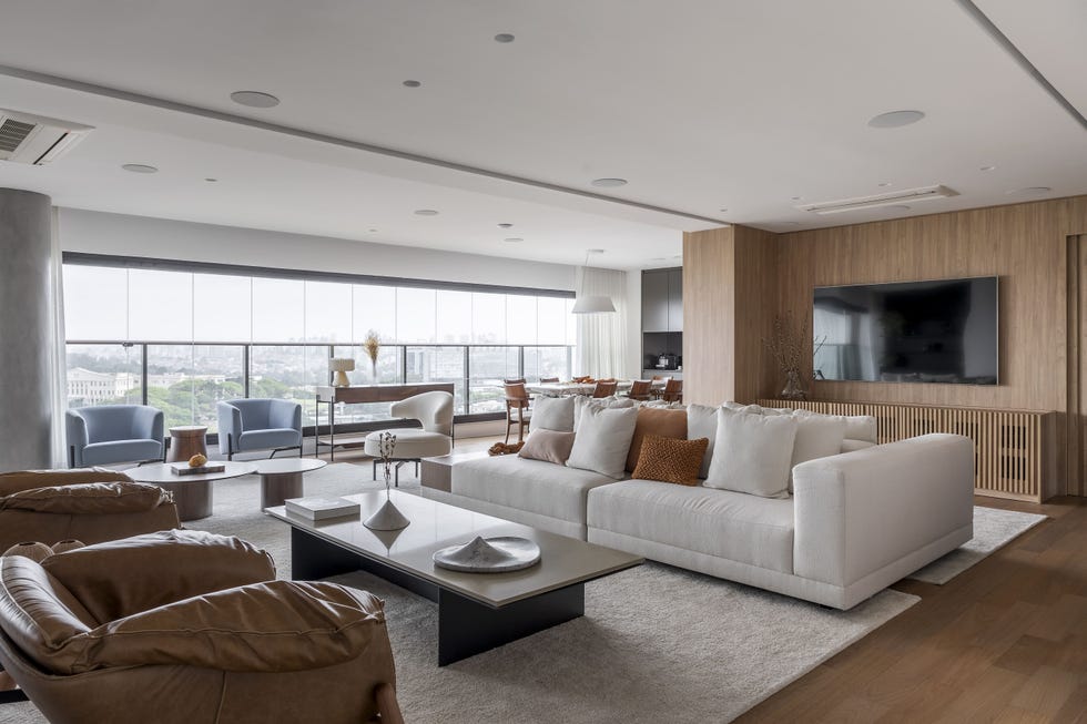 salón comedor con muebles de diseño