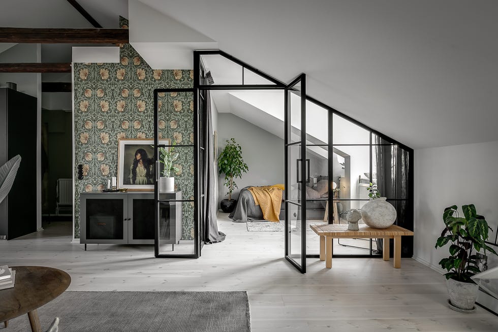 Ático estilo loft en Estocolmo