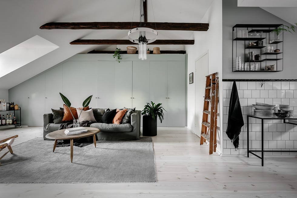 Ático estilo loft en Estocolmo