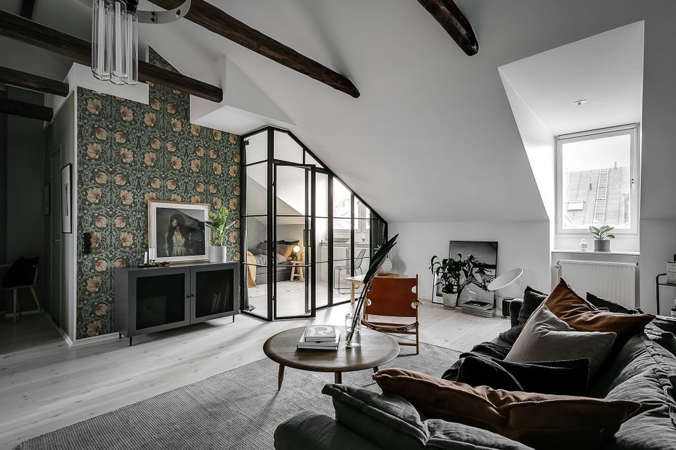Ático estilo loft en Estocolmo