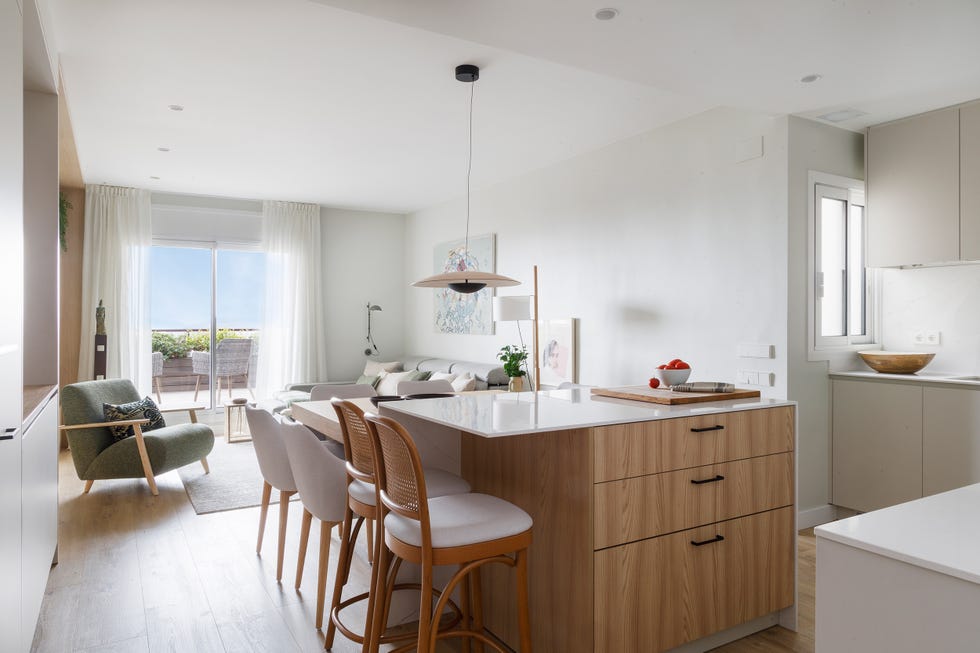 vivienda con muebles de estilo moderno