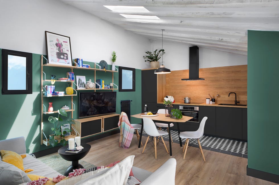 Ático con terraza reformado en Malasaña