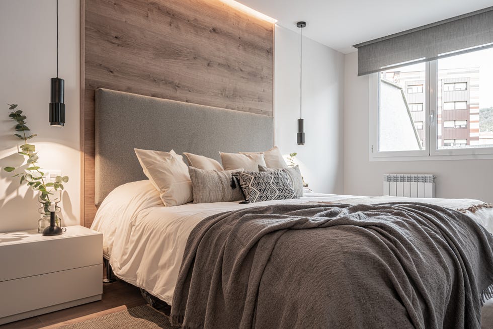 cabecero laminado de madera