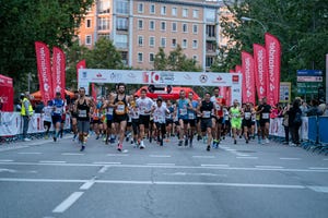 carrera por el niño