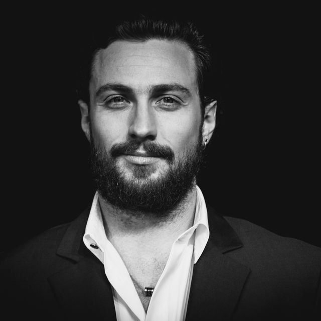 london, england october 17 editors note image has been converted to black and white aaron taylor johnson attends the european premiere of "outlaw king" headline gala during the 62nd bfi london film festival on october 17, 2018 in london, england photo by gareth cattermolegareth cattermolegetty images for bfi