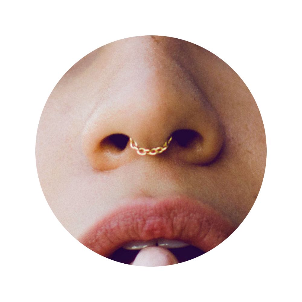 Fake Nose Ring Hoop Septum 16pcs 20G – wormholesupply