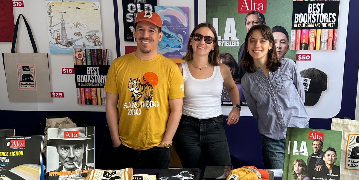 los angeles times festival of books 2024, alta booth