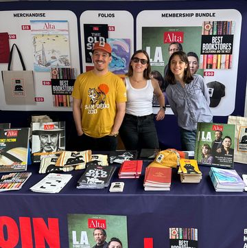 los angeles times festival of books 2024, alta booth